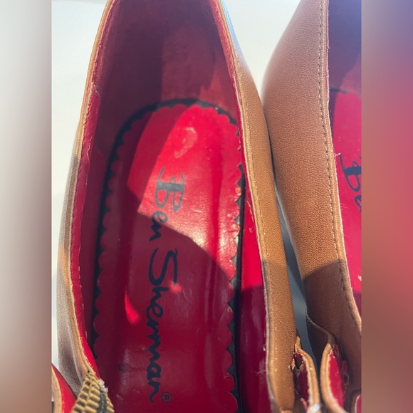 Ben Sherman Multi Tone Leather Wedge Heel - Picture 6 of 15